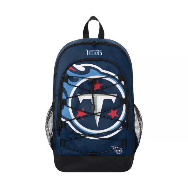 NFL Tennessee Titans Big Logo Bungee Backpack Bag Football