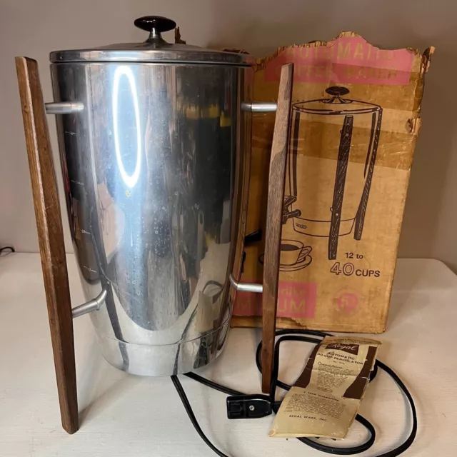 Sunbeam Percolator, Atomic Percolator, Mid Century Modern, Coffee  Percolator, 1970s Coffee Maker, 30 Cup Percolator, Coffee Maker 