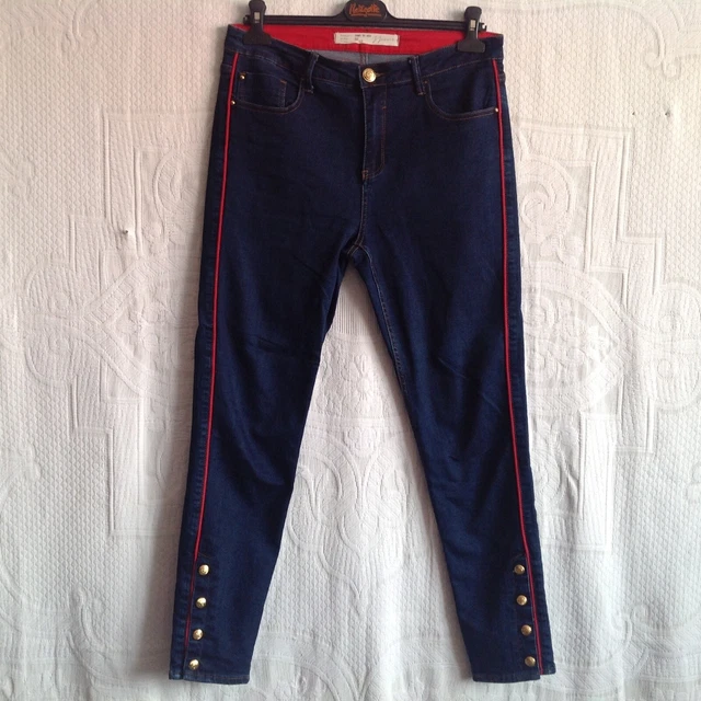 Jeans Slim Femme Mango Lizzy Taille 40 - Bleu, Occasion Très Bon état, Polyvalent