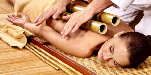 Kit bambou Bambuterapia set de massage corps et visage cannes de bambou
