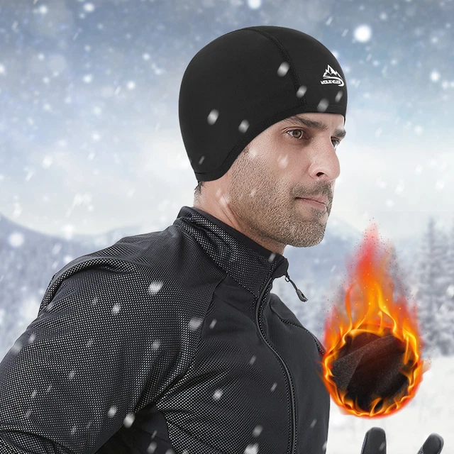 Unisex Cycling Wear Under Helmet Liner Skull Caps Beanie Head Warmer Cover Hats