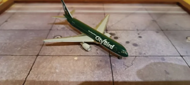 Avion De Ligne Métal Boeing 767 1/500 Herpa