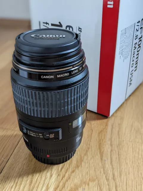 【MINT】Canon EF 100mm f/2.8 Macro USM Lens From JAPAN