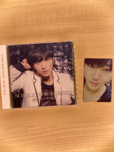 Yesung Super Junior- Japanese album Ame Nochi Hare no Sora no Iro with photocard