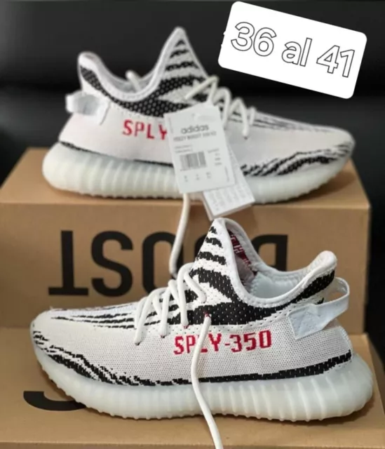 ADIDAS YEEZY BOOST 350 Zebrate Scarpe Uomo Donna da Ginnastica EUR 149 99 PicClick IT