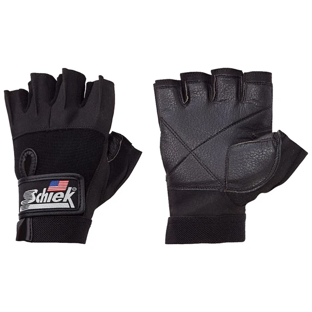 Schiek Sports Model 715 Premium Series Weight Lifting Gloves - Black
