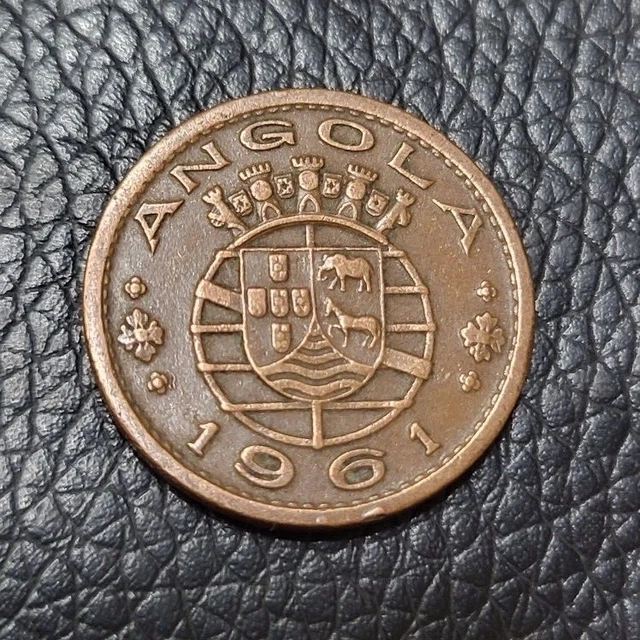 1961  Angola 50 Centavos Coin