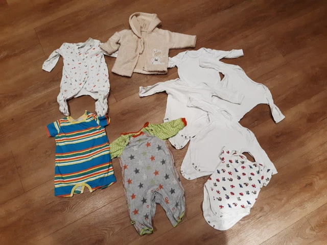 Gorgeous Baby unisex clothes bundle 3-6 Months - 9 items, incl M&S, John Lewis