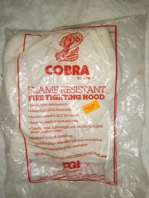 Cobra by PGI - Flame Resistant FIRE FIGHTING HOOD - New!
