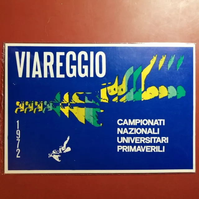 Viareggio 1972 "Campionati Univers. Italiani"  Sigillata In Protezione Nuova