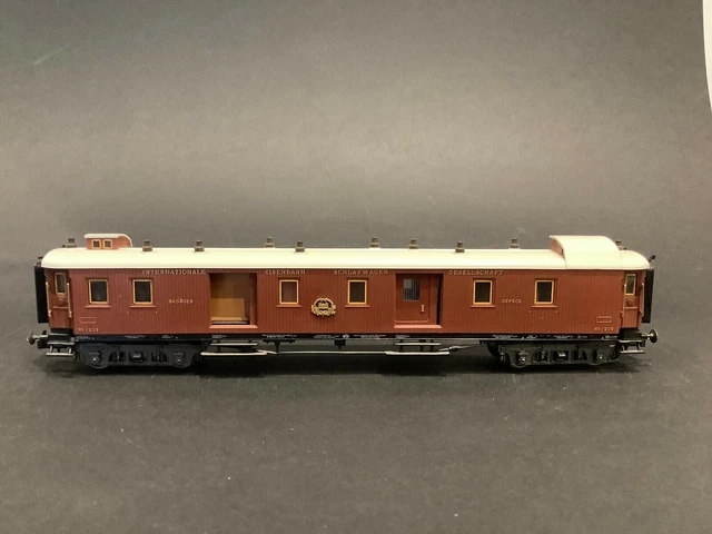 Wagon à Bagages Minitrix N - Modèle CIWL Orient Express Illuminé - Époque I - État Excellent Dans Sa Boîte