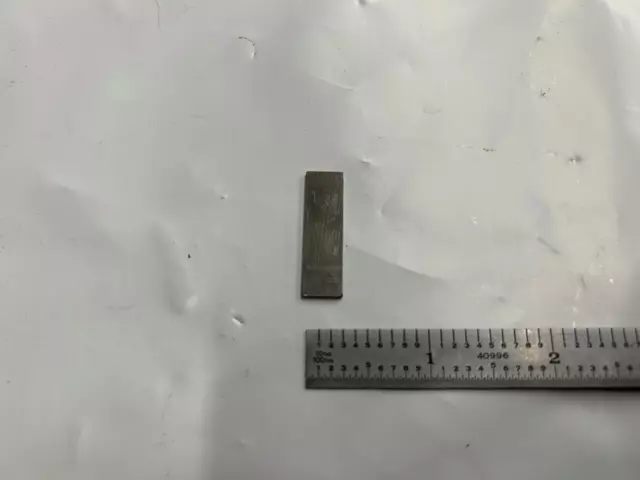 1.28mm Mitutoyo Steel Rectangular Gauge Gage Block