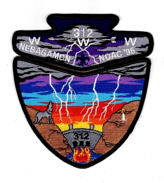 OA Lodge 312 Nebagamon 1996 NOAC Flap Set Las Vegas Area NV