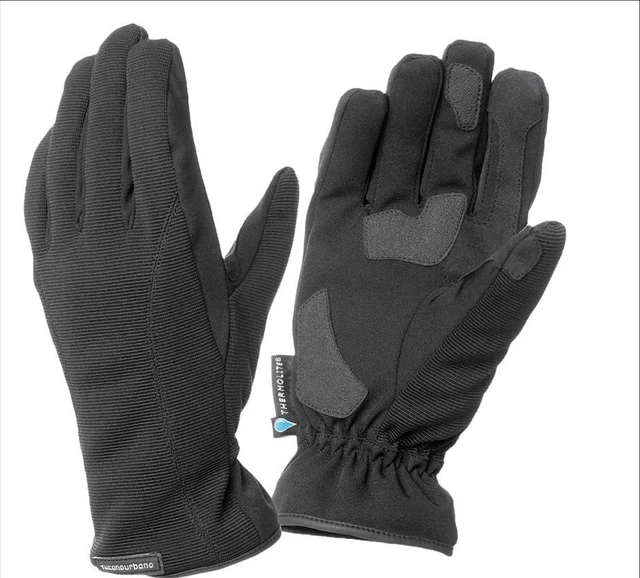Gants D'Hiver Moto Homme Imperméables Monty Toucher Tucano Urbano Noir