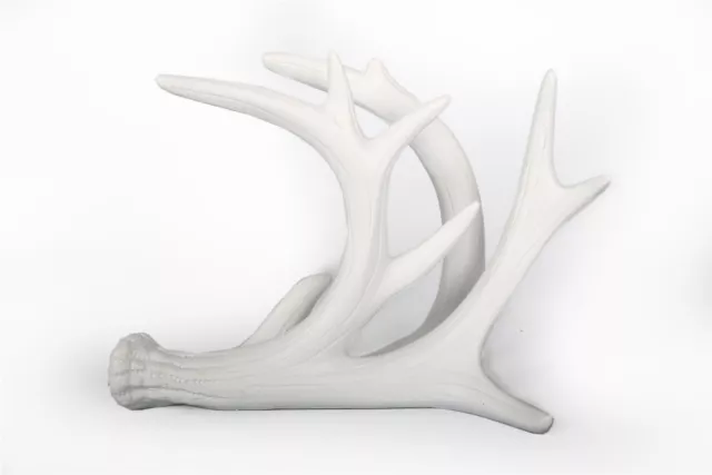 Reindeer Stag White Antler Napkin Serviette Holder Dispenser Christmas Decor