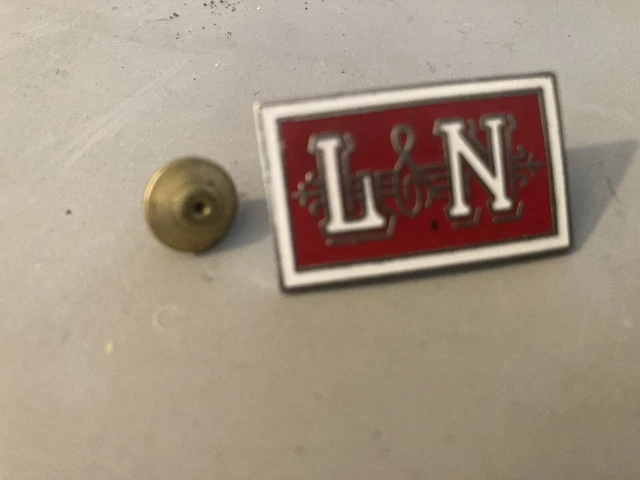 Vintage L&N Louisville & Nashville Railroad Employee Lapel Hat Pin Tie Tac 1 In.
