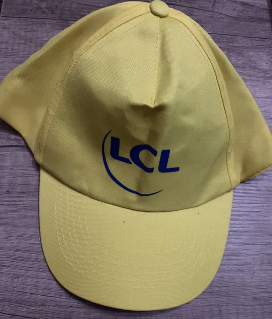 CASQUETTE JAUNE LCL caravane Tour de France 2023 cyclisme EUR 2,99 - FR