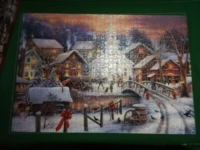 Puzzle village neige - Castorland - Hope Runs Deep - 1000 pièces