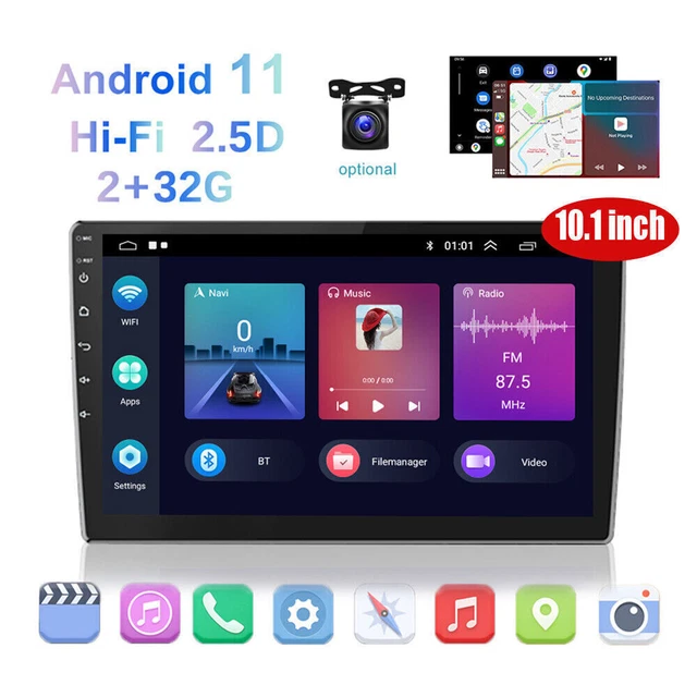 10.1 inch 2-Din HD Car Radio MP5 Player with TFT Capacitance Touch Screen 2G+32G