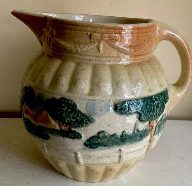 Roseville Landscape Pitcher - Antique 1900-1916
