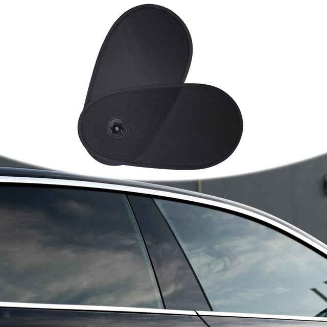 Lot De 2 Pare-soleils Magnétiques Pour Fenêtre De Voiture - 79x48 Cm - Protection UV Pour Enfants Et Animaux - 9