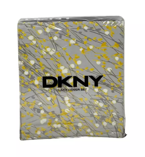 DKNY FULL QUEEN 3 PC BRYANT PARK Soft Cotton Luxury Designer Duvet Cover Set NEW