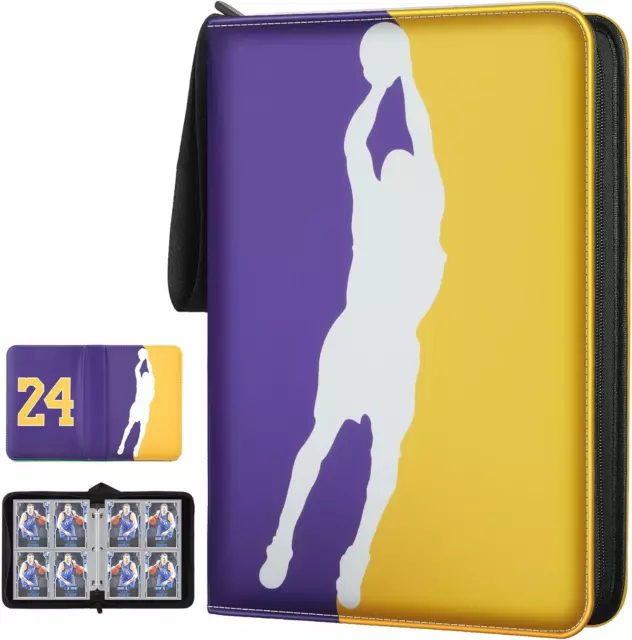 Basketball Card Binder Sleeves 400 Pockets Trading Album Holder Protectors