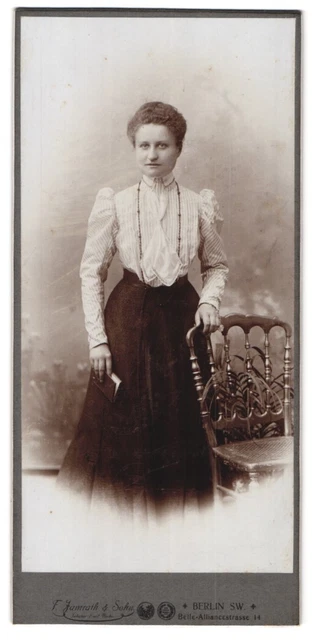 Fotografie F. Jamrath & Sohn, Berlin-SW, Belle-Alliancestrasse 14, Portrait jun