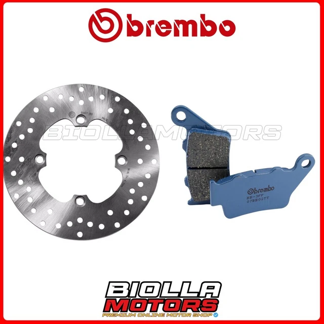 KIT DISCO + PASTIGLIE FRENO POST. BRAKING HONDA SW-T 400 2009-2014