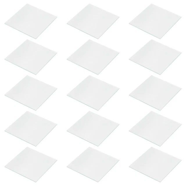 15 Pcs Gas Bottle Glass Clear Polycarbonate Panels Ripple Glass Sheet