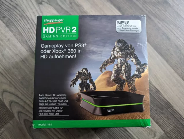 Hauppauge HD PVR 2 Gaming Edition HD Aufnahmegerät Youtube Gaming