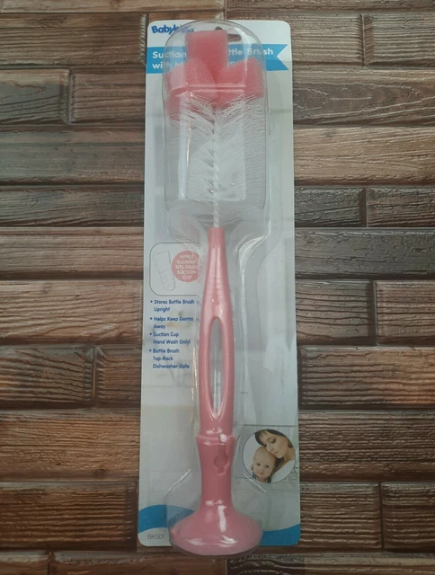 Baby Bottle Brush Suction Stand Cleaning Tip Dishwasher Safe FREE SHIPPING