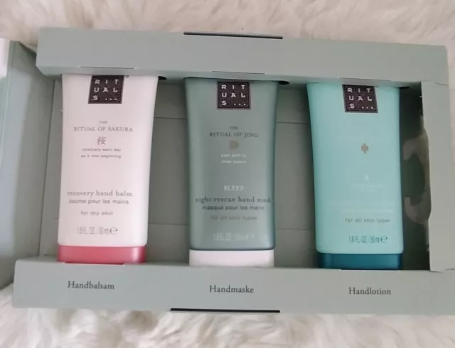 RITUALS Handpflege Set - 3 x 50 ml - Geschenkset - Handcreme - NEU + OVP !