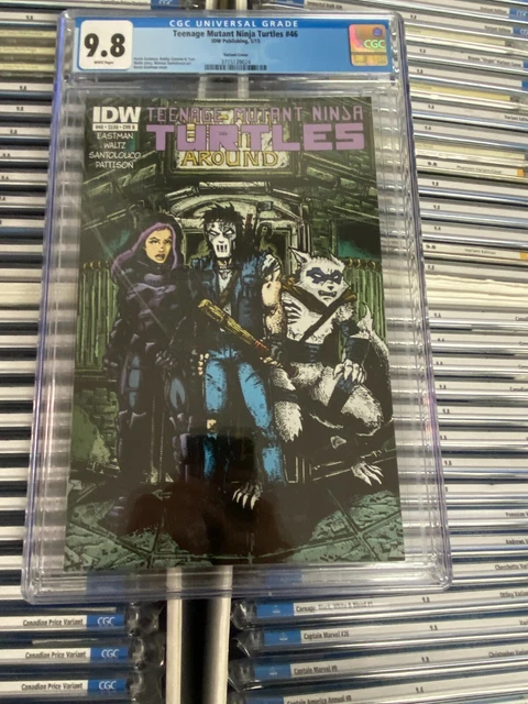 Teenage Mutant Ninja Turtles #46 Nm/Mt 9.8 Cgc Kevin Eastman B Variant Idw