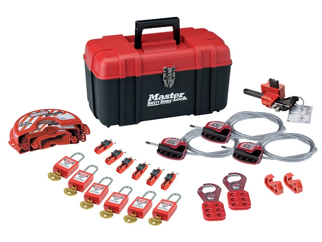 Master Lock Valvola & Elettrico Blocco Degli Valigetta Kit 23-Piece MLKS1117VKA