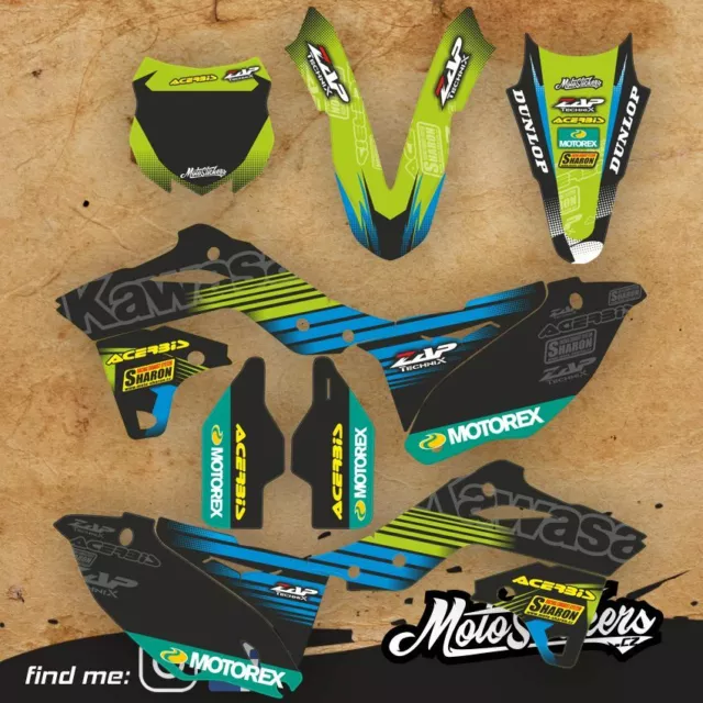 Kawasaki KX250F KXF250 2013-2016 Graphic Kit STICKER DECAL