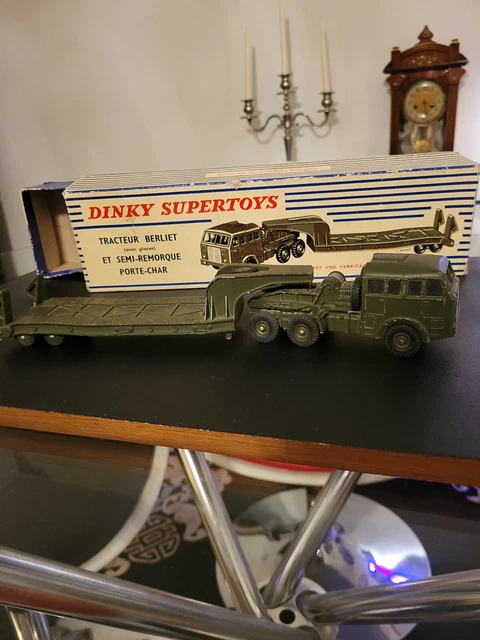 Dinky Toys Berliet Porte-char – Numéro 890, Boîte Meccano, Jouet Ancien, Occasion