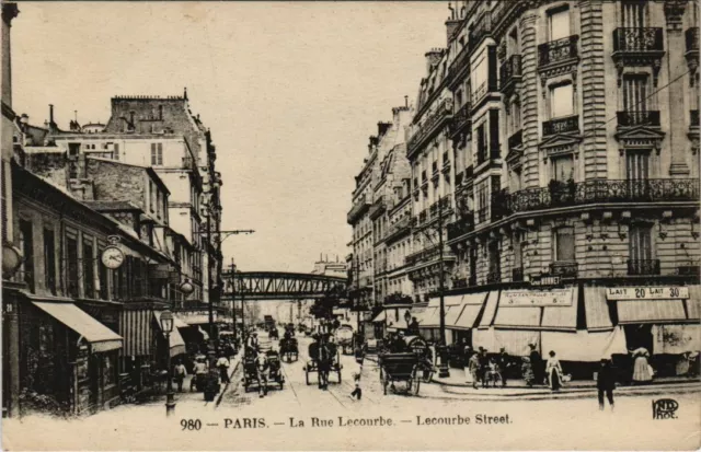 CPA PARIS 15e La Rue Lecourbe (65979)