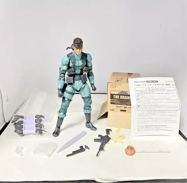 figma 243 Metal Gear Solid 2 Sons of Liberty Solid Snake MGS2 Ver. Figure No box