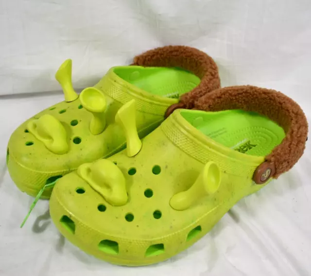 🔥 DreamWorks Shrek × Crocs US Size 10 Unisex Clogs - SHIPS ASAP