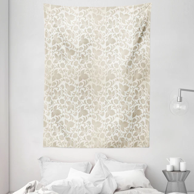 Victorian Tapestry Retro Swirl Flowers Print Wall Hanging Decor