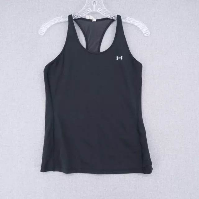 Under armour Tank Top Womens S Small Black Sleeveless Training Workout Running