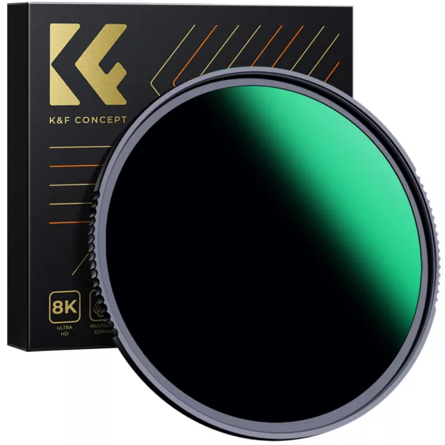 K&F Concept ND1000 lens Filter Neutral Density Multi-Coated NANO-X 37-112mm
