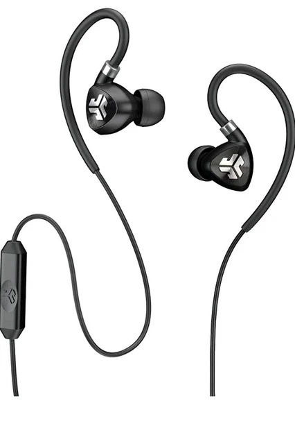 JLab Audio Fit2 Sport Earbuds, Sweatproof, Water Resistant with in-Wire