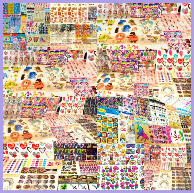 Lote de pegatinas para adolescentes planificador libro de recortes artesanal todos los temas | más de 1099 piezas.