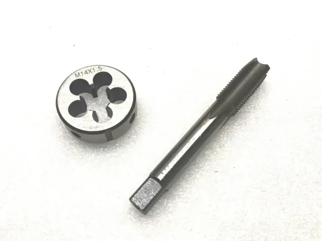 M14 14mm x 1.5mm Tap and Die HSS Right Hand Thread  Ohio Seller