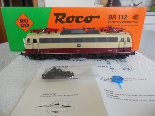 ROCO 14138S FÜR Märklin H0, E-Lok BR 112 H0 digital mit ESU V2, Zustand ...