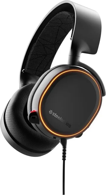 SteelSeries Arctis 5 - RGB Illuminated Gaming Headset with DTS Headphone: X v2.0