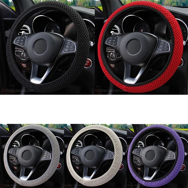 36-38cm Stereo Massage Car Steering Wheel Cover Steering Wheel Mesh Breathable