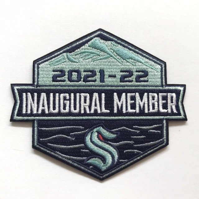 SEATTLE KRAKEN INAUGURAL MEMBER PATCH Exclusive Season Ticket The